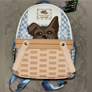 Loungefly Blue and White Dog Backpack